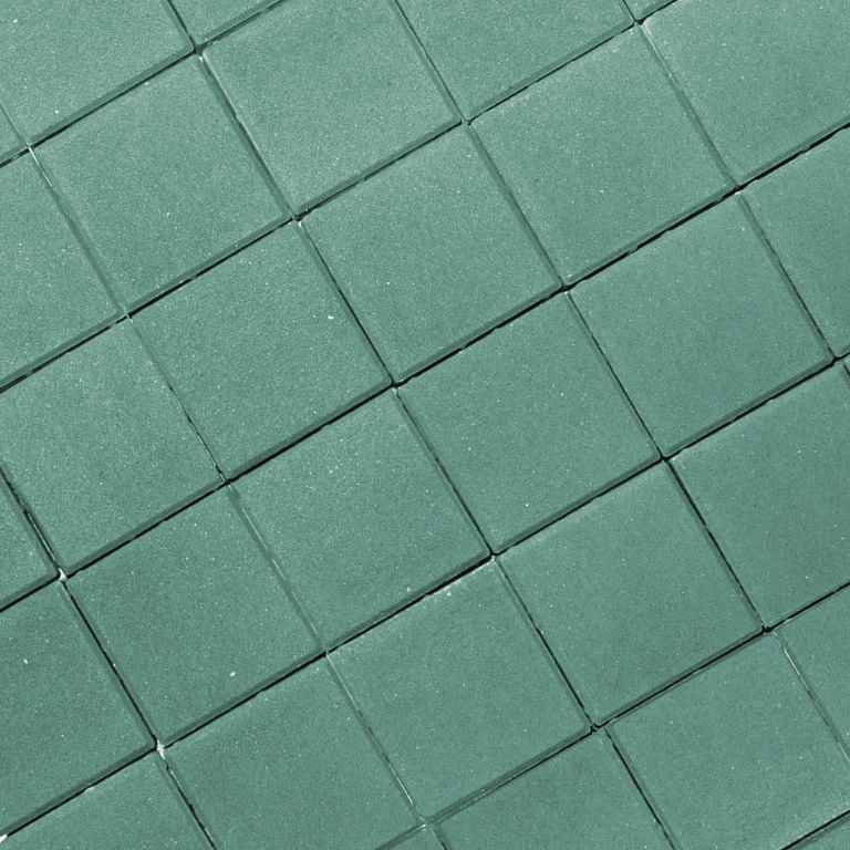 Квадрат 10х10 (зеленая) плитка тротуарная вибропрессованная ВАН толщина 6 см