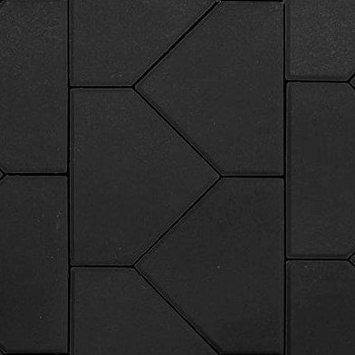 Шапка епископа (черная) плитка тротуарная вибропрессованная ВАН толщина 6 см