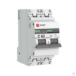 Автоматический выключатель 3P 31,5А (D) 4,5kA ВА 47-63 EKF PROxima 