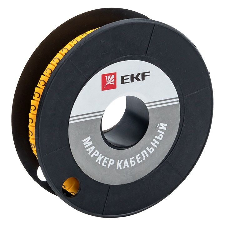Маркер кабельный 2,5 мм2 "B" (1000 шт.) (ЕС-1) EKF PROxima