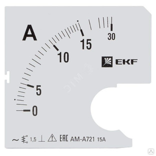 Шкала сменная для A721 10/5А-1,5 EKF PROxima