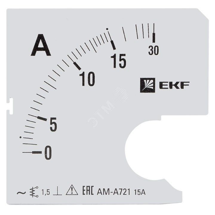 Шкала сменная для A721 125/5А-1,5 EKF PROxima