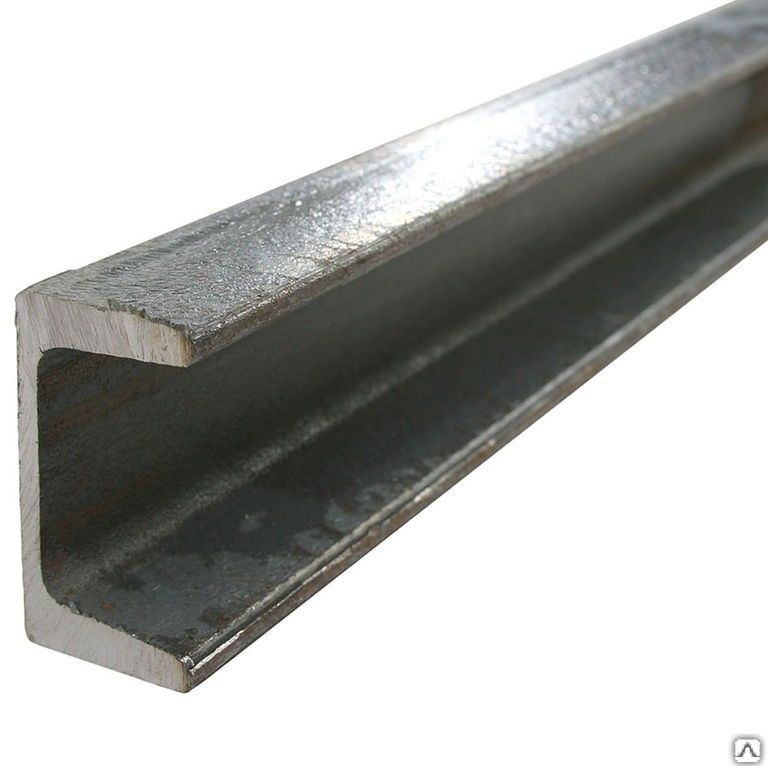 Швеллер стальной гнутый 160x80 мм, 5 мм