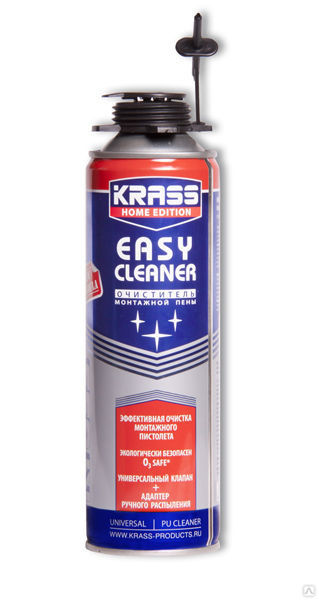 KRASS Home Edition Easy Cleaner Очиститель монтажной пены 500 мл
