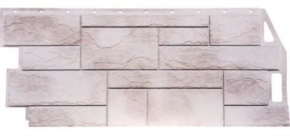 Фасадная панель FineBer Камень Природный (Жемчужный) 1085x447 E0121562