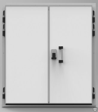 Холодильная распашная двухстворчатая дверь РДД