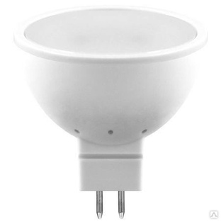 Лампа светодиодная LED 5 Вт GU5.3 белая SAFFIT SBMR1605 55017 