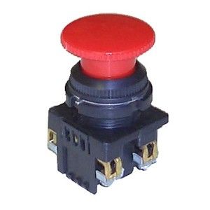 Кнопка красная КЕ-021 Гриб 1но+1нз исполнение 2 (КЕ-021 исп2(1но+1нз)) Инженерсервис