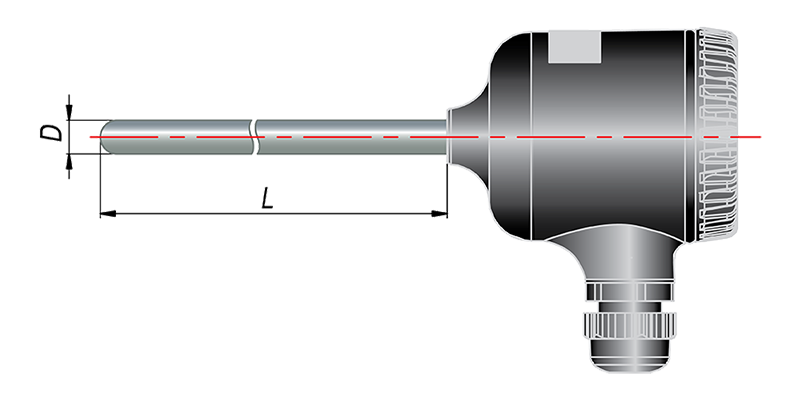 Термосопротивления с токовым выходом с металлической головкой дТС025М-МГ.И