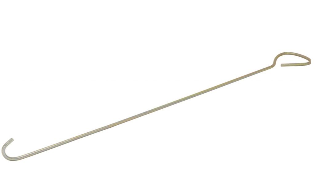 Крючок для тележки 890х120х60 мм, оцинкованная сталь артикул Р 501