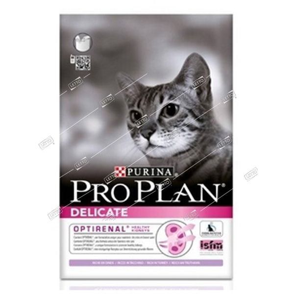 Корм для кошек PURINA Pro Plan DELICATE с чувствительным пищеварением Индейка