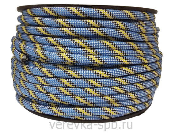 Веревка 14 мм, 100 м, полипропиленовая плетеная , нагрузка 450 кгс