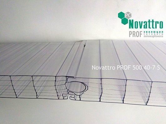 Кровельная панель с замковым креплением Novattro PROF 500 40-7 S