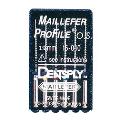 Набор каналорасширителей машинных Maillefer Profile O.S. ass1-6 L19 мм