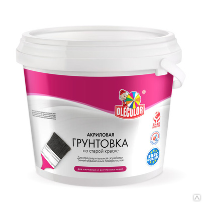 Грунтовка Olecolor акриловая по старой краске 3,0кг 1