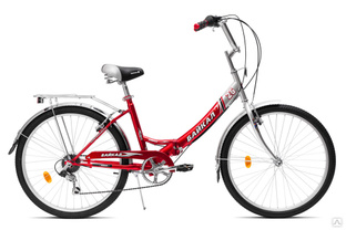 Велосипед 26 дюймов Байкал АВТ-2612, 6 скоростей, красный 