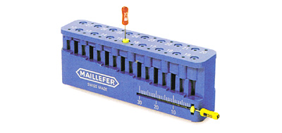 Подставка (линейка) эндодонтическая Maillefer Mini-endo-block, пластик
