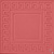 Тротуарная плитка Квадрат Греция 500х500х60 цвет красный #1