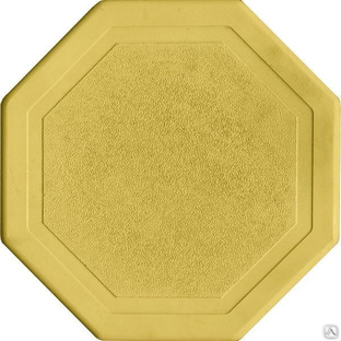 Тротуарная плитка Мозайка восьмиугольная 240х240х45 цвет жёлтый 