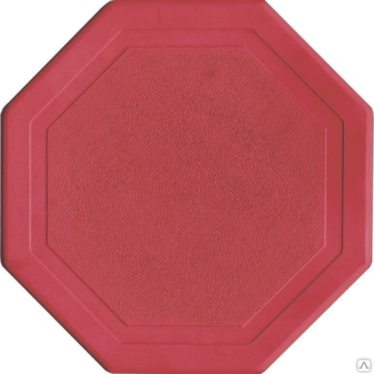 Тротуарная плитка Мозайка восьмиугольная 240х240х45 цвет красный
