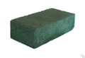Кирпич бетонный полуторный 250х120х88 марка М100 цвет зелёный
