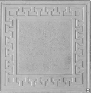 Тротуарная плитка Готика 300х300х30 цвет серый