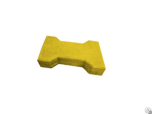 Тротуарная плитка Катушка 225х88х45 цвет жёлтый 