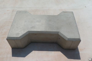 Тротуарная плитка Катушка 270х195х50 цвет серый