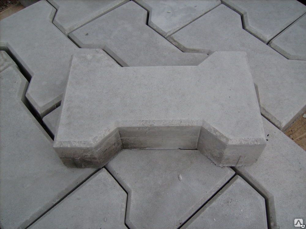 Тротуарная плитка Катушка 225х88х45 цвет серый