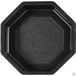 Тротуарная плитка Мозайка восьмиугольная 240х240х45 цвет чёрный 
