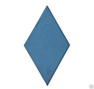 Тротуарная плитка Ромб 323х190х50 цвет синий 