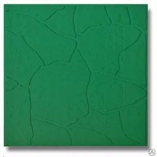 Тротуарная плитка Тучка 300х300х45 цвет зелёный