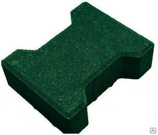 Тротуарная плитка Катушка 160х195х70 цвет зелёный