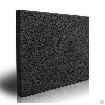 Тротуарная плитка Шагрень 300х300х30 цвет чёрный
