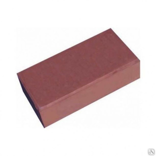 Тротуарная плитка Кирпич 200х100х45 цвет коричневый