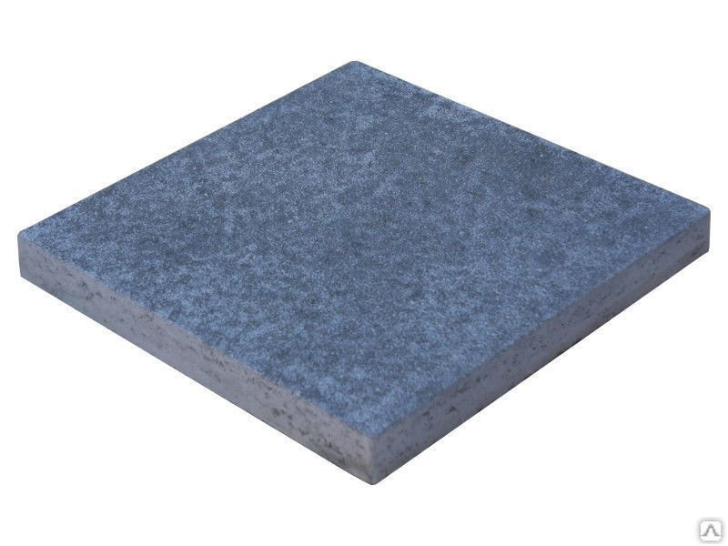 Тротуарная плитка Шагрень 300х300х50 цвет синий