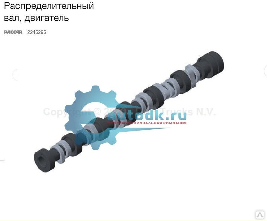 Распредвал Даф 106 XF,CF,XG, MX13 355/390 Евро 6 DAF 2245295 купить в ...